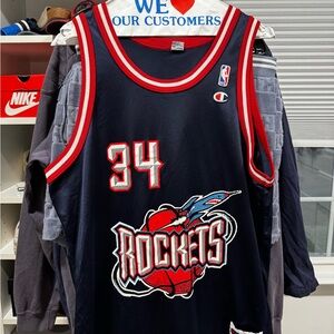 Champion Hakeem Olajuwon Houston Rockets Jersey